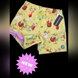 New fashion tropical cocktails swim shorts Men
